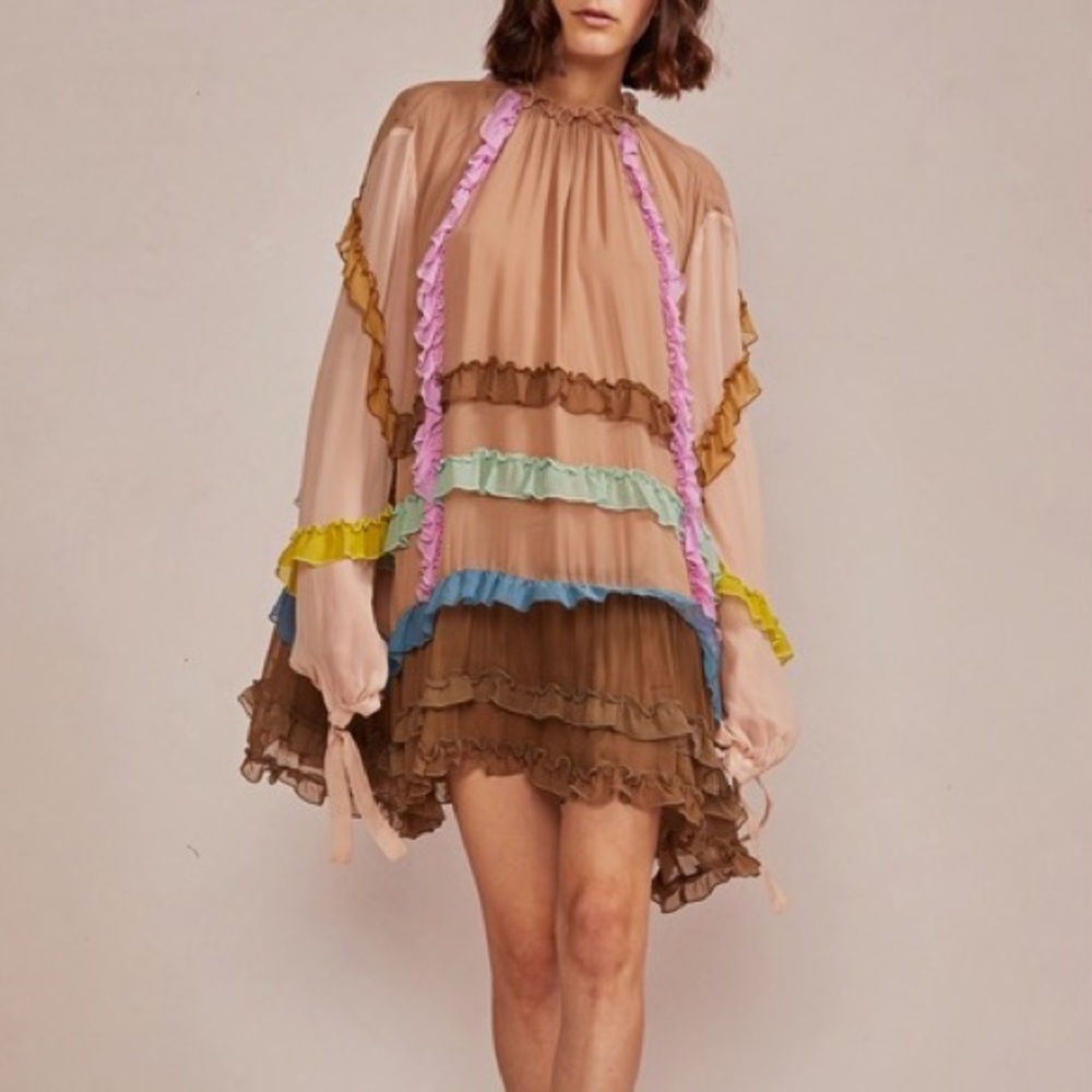 Cynthia Rowley Avery Ruffle Mini Dress